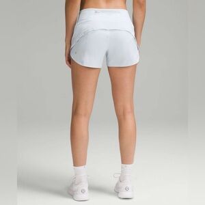 C - Lululemon Speed Up Mid-Rise Lined Short 4"
Powder Blue